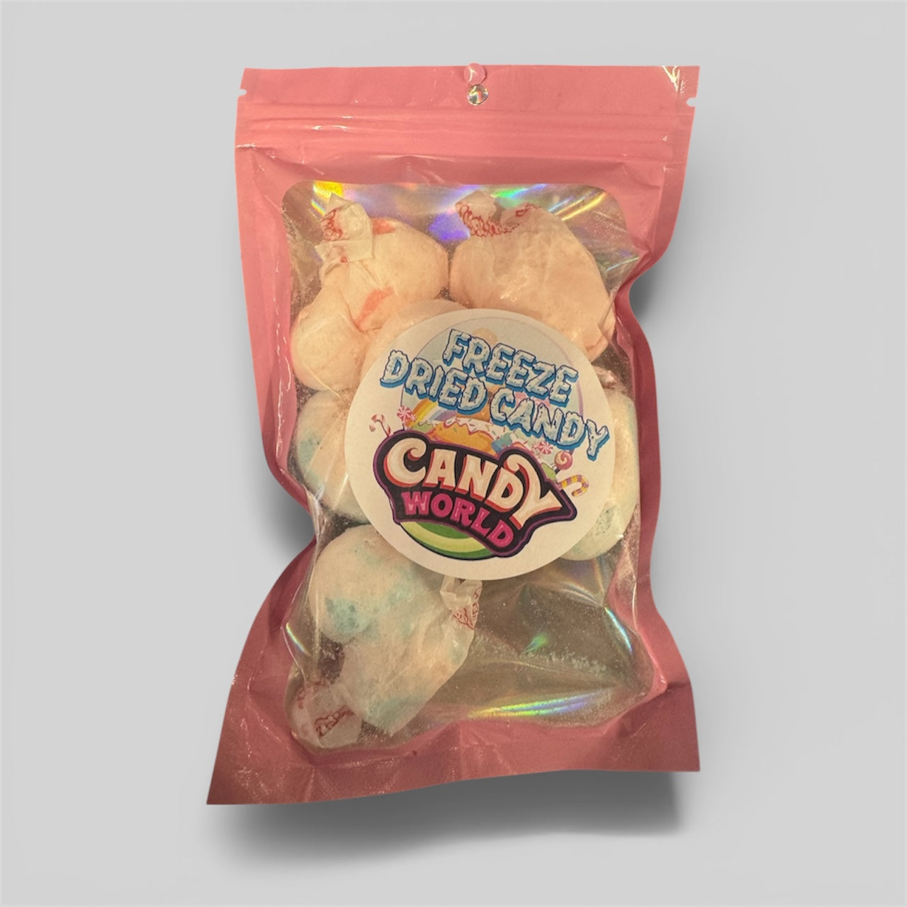 *Freeze dried salt water taffy