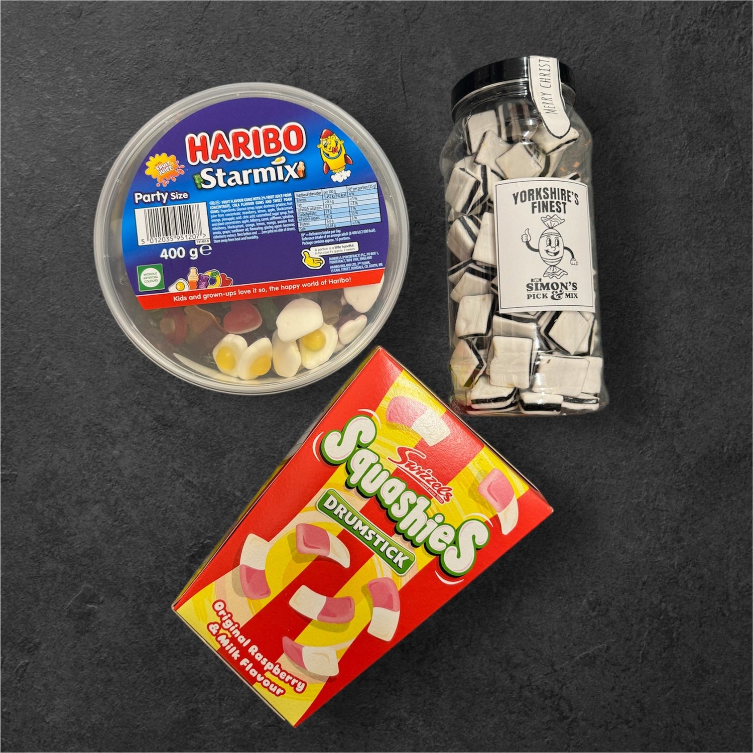 Pre packed sweets