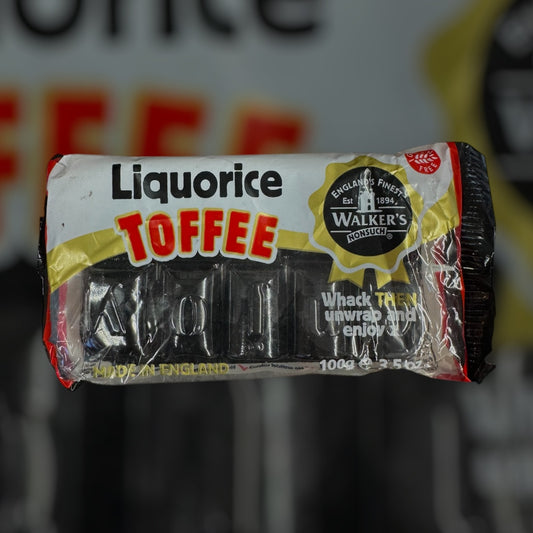 Walkers liquorice toffee