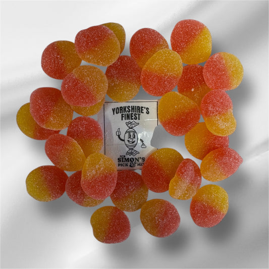 Fizzy peaches
