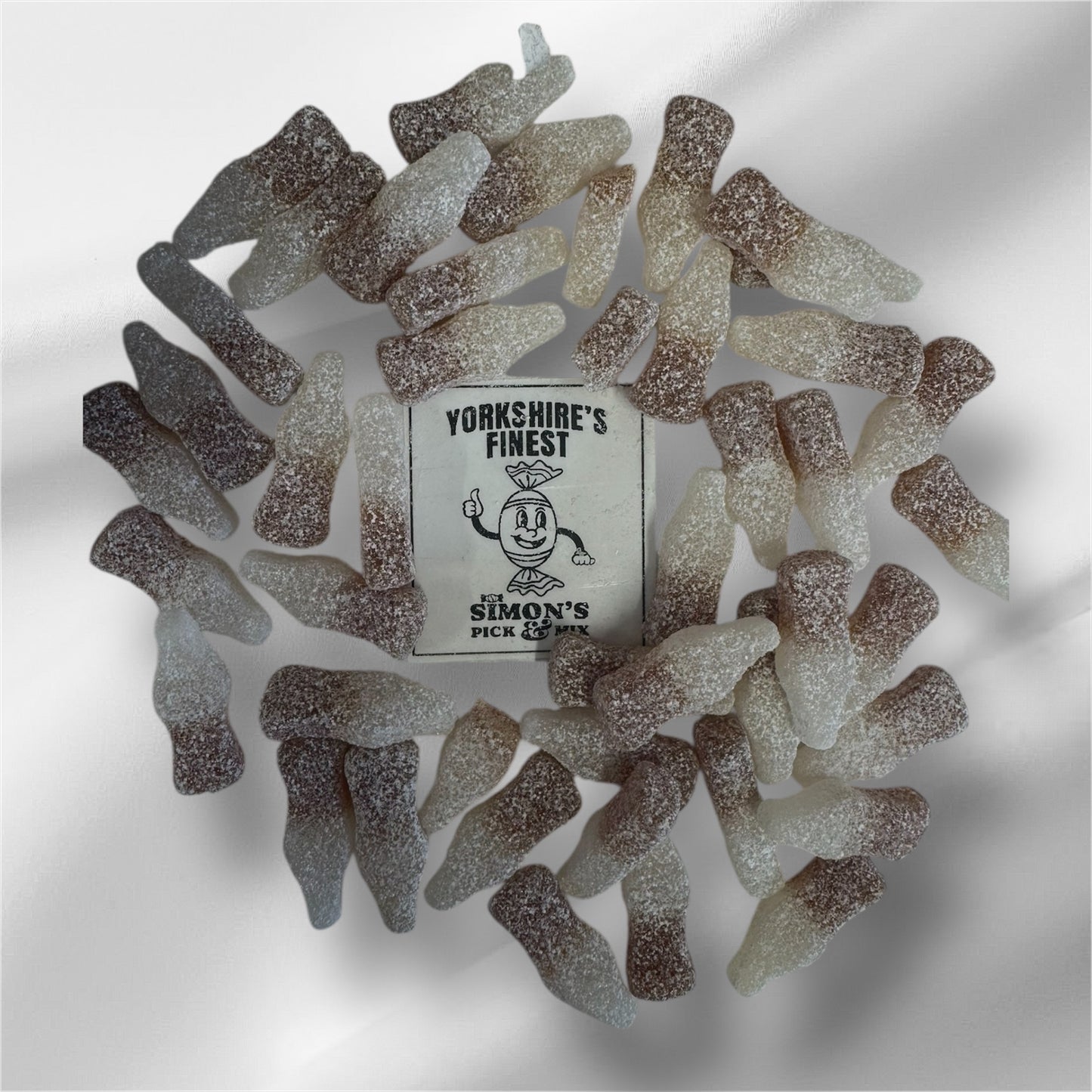 Fizzy cola bottles