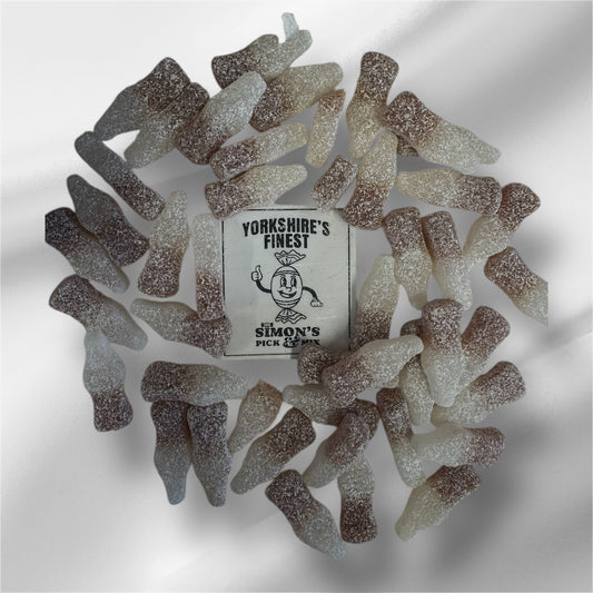 Fizzy cola bottles
