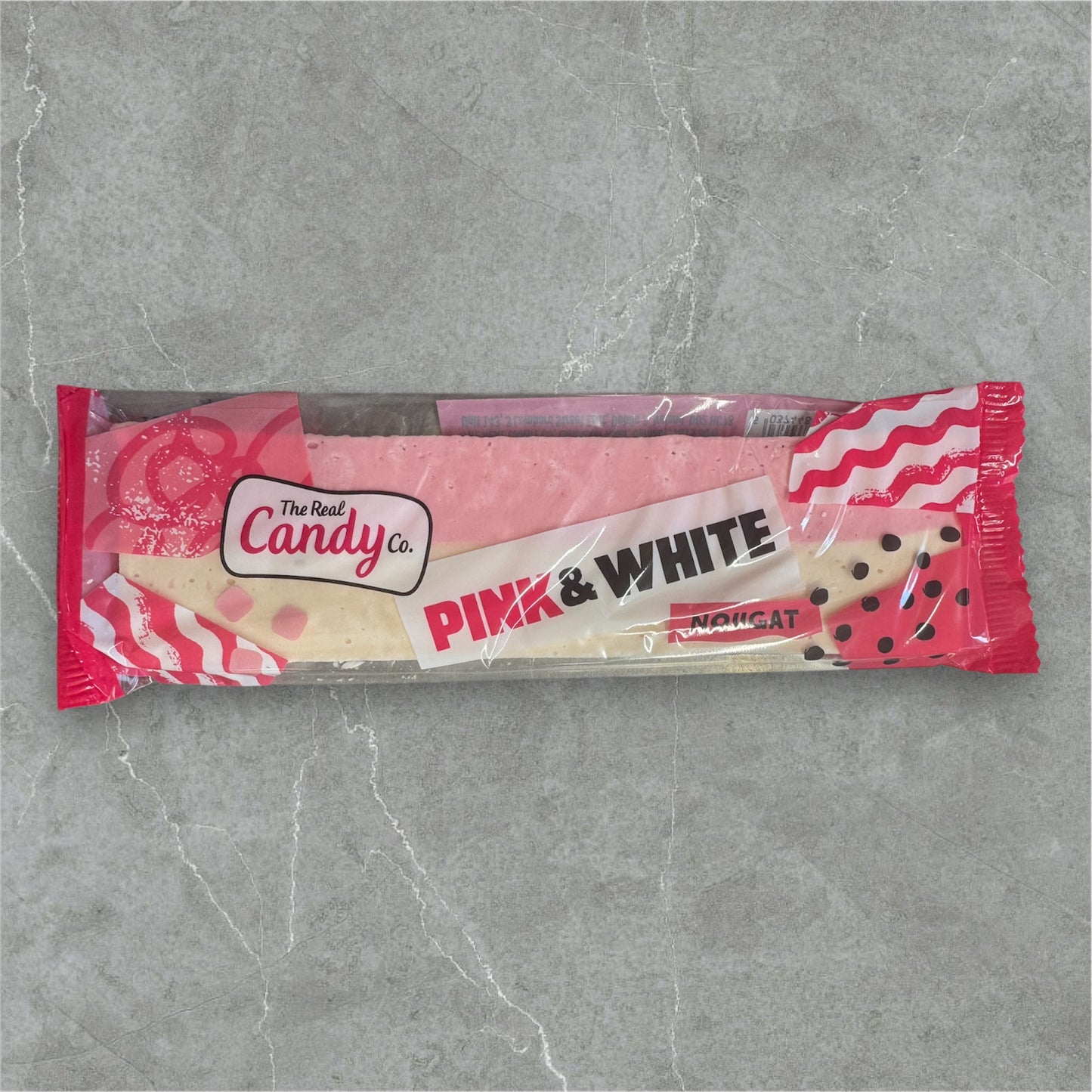 Pink & White nougat bar
