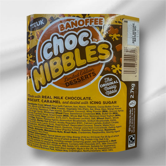 Choc nibbles Banoffee