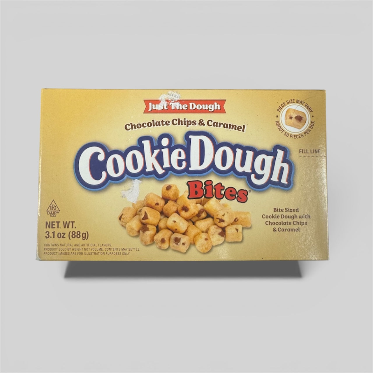 Cookie dough bites (choc chip & caramel)