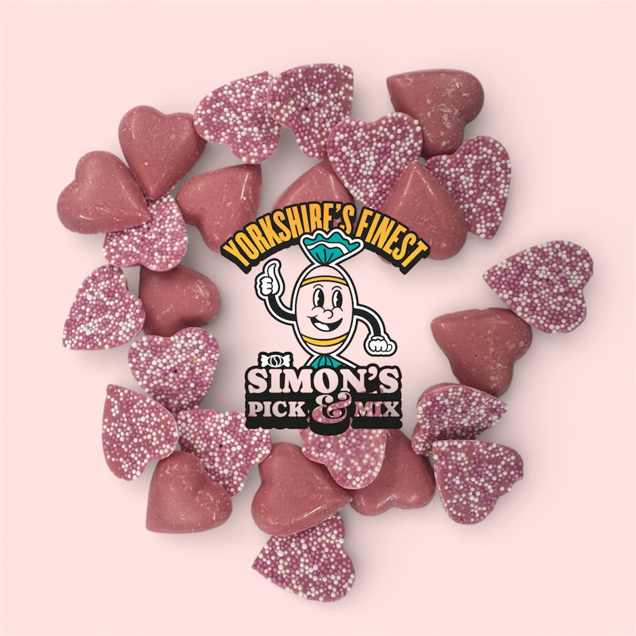 Pink choccy hearts