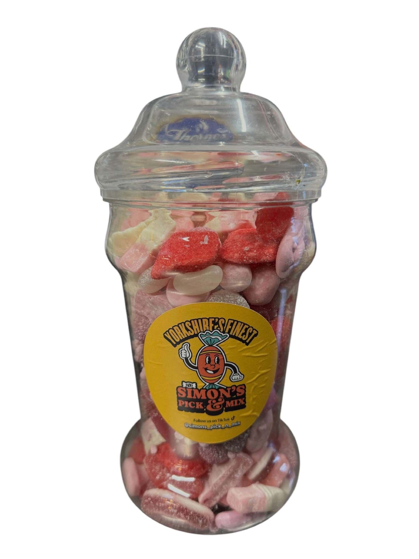 Pink mix jar