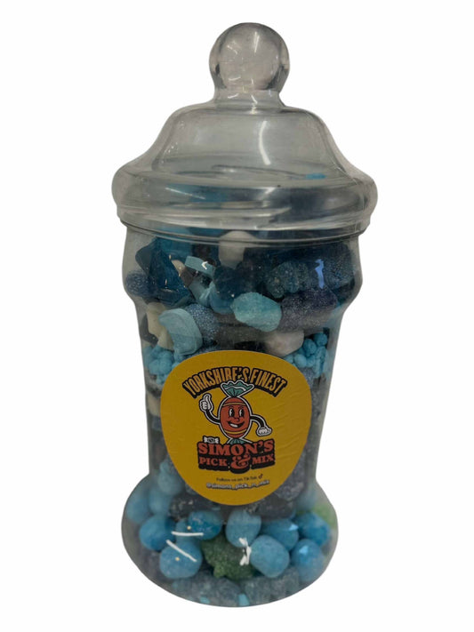 Blue mixed jar