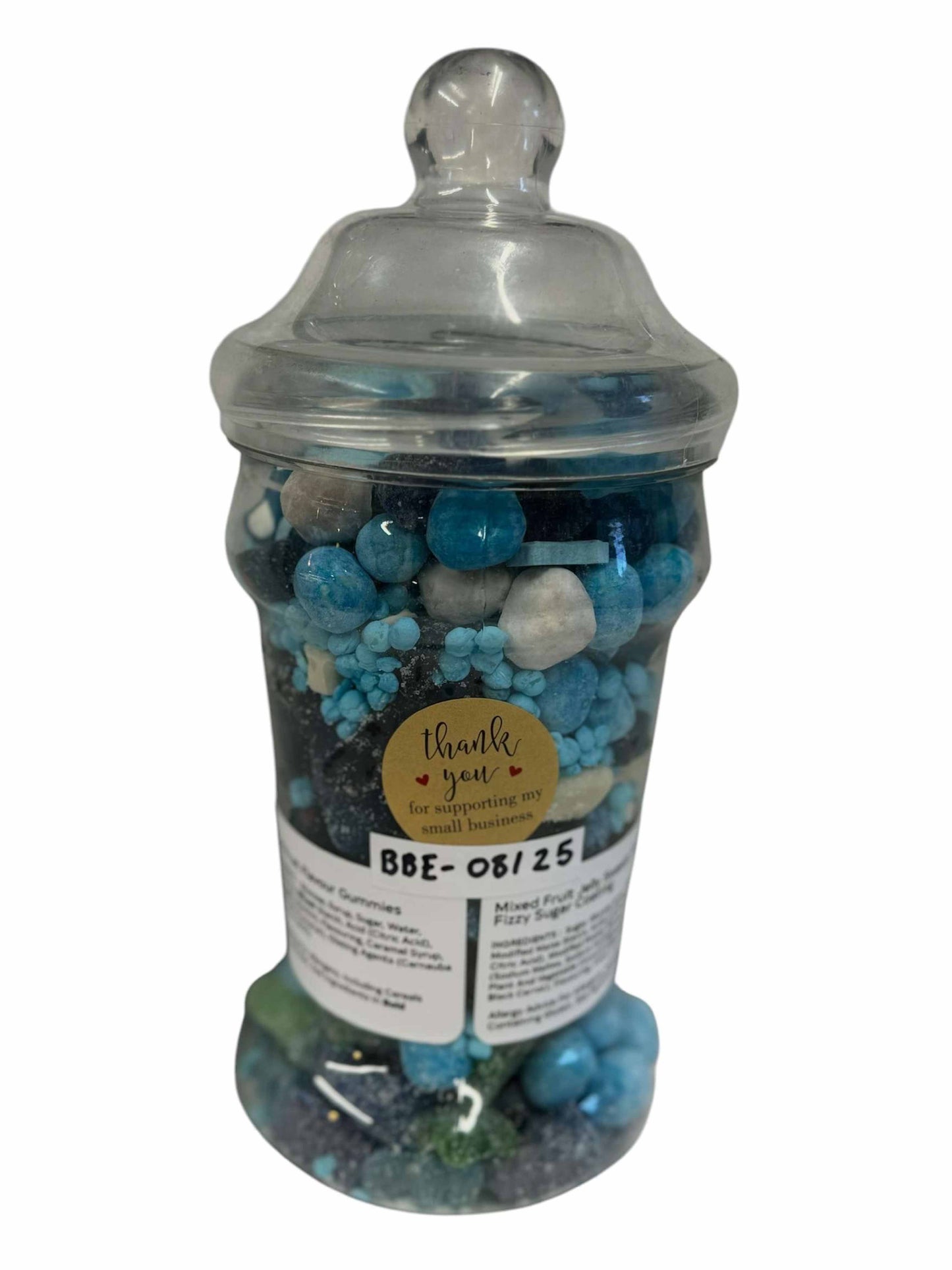 Blue mixed jar